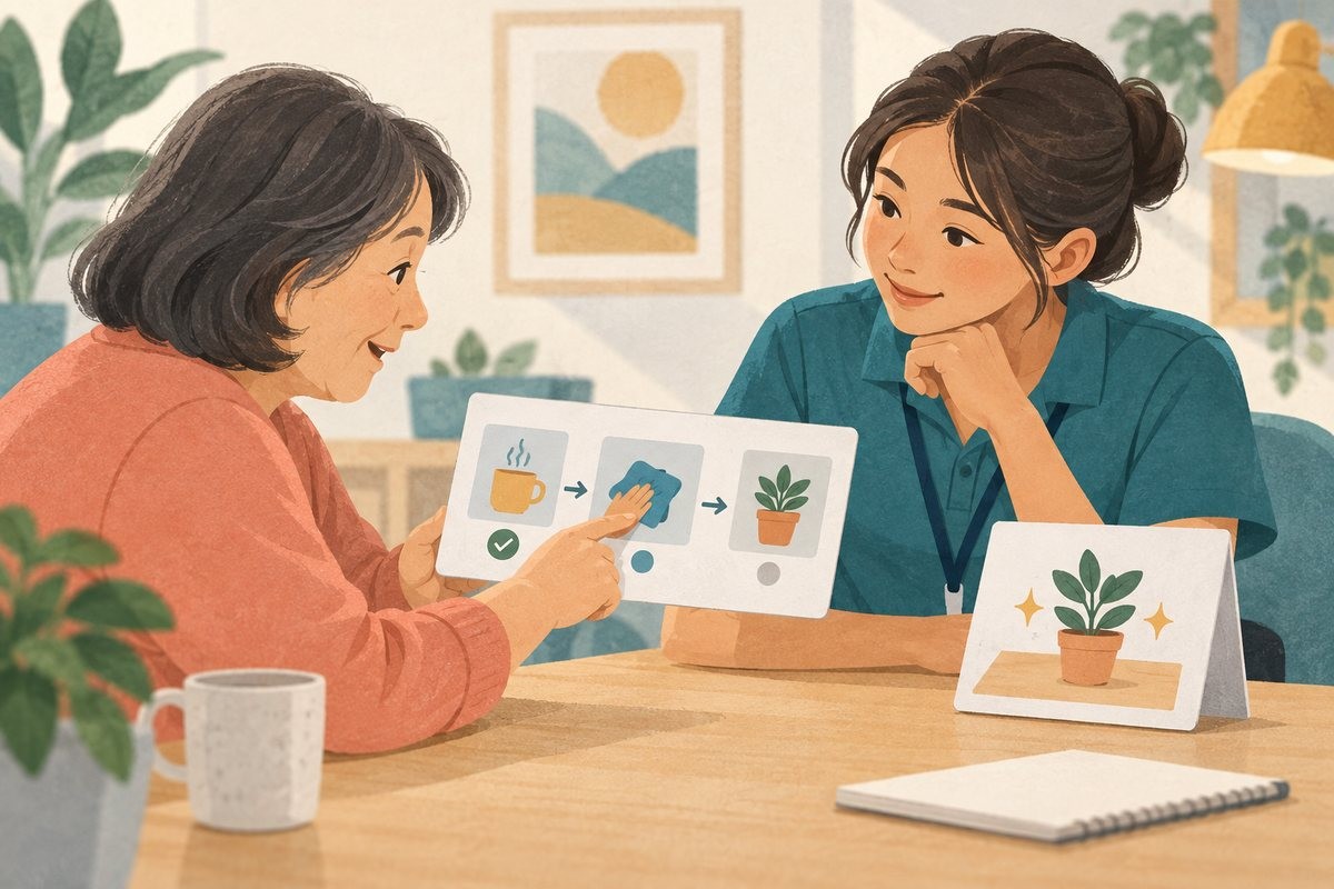 围绕任务确认理解，让客户知道可以采取的下一步。